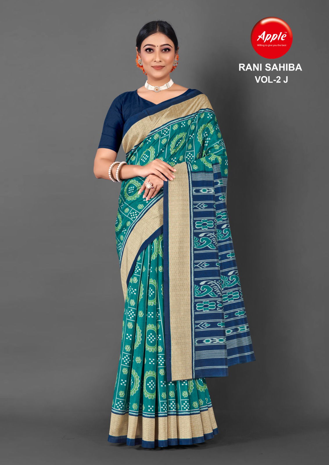 Apple Rani Sahiba Vol 2 Printed Bhagalpuri Silk Sarees Catalog